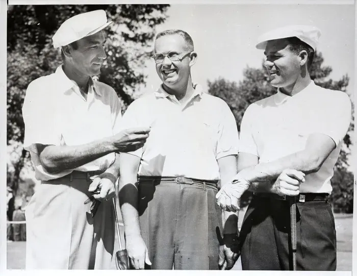 Framed Print : Bob Rosburg Standing Fellow Golfers Framed Print : Bob Rosburg Standing Fellow Golfers