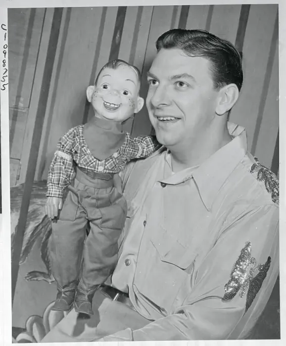 Framed Print : Bob Smith with His Howdy Doody Doll Framed Print : Bob Smith with His Howdy Doody Doll