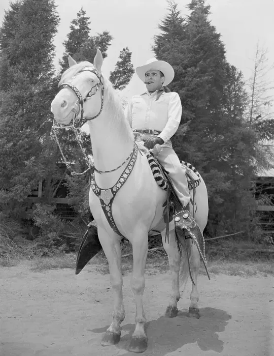 Framed Print : Bob Wills on His Horse