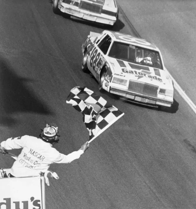 Framed Print : Bobby Allison Finishing Daytona 500 Framed Print : Bobby Allison Finishing Daytona 500