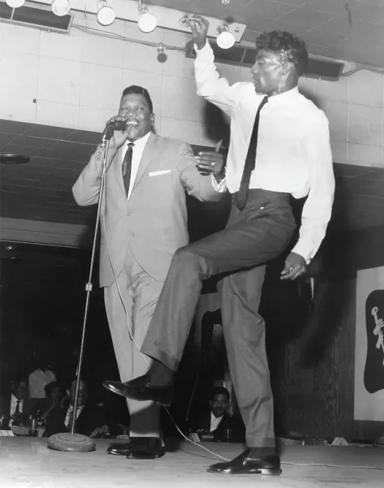 Framed Print : Bobby Bland Performing With Al Braggs