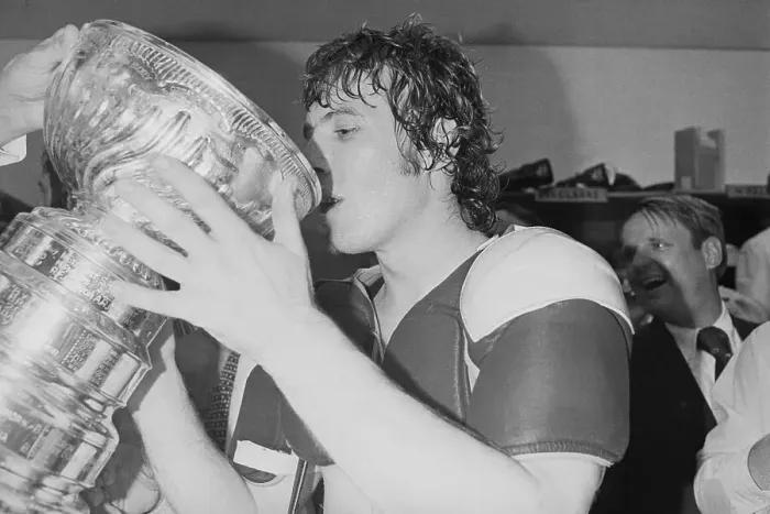 Framed Print : Bobby Clarke Drinking from the Stanley Cup Framed Print : Bobby Clarke Drinking from the Stanley Cup
