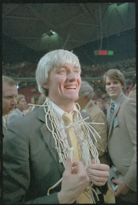 Framed Print : Bobby Cremins Celebrating