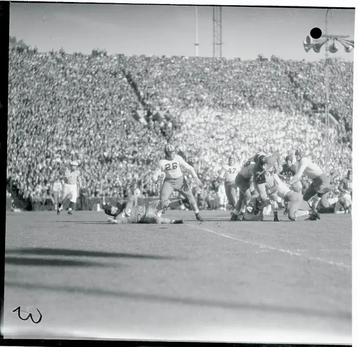 Framed Print : Bobby Grayson Running with Ball Framed Print : Bobby Grayson Running with Ball