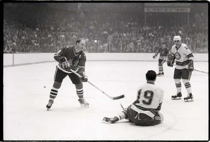 Framed Print : Bobby Hull Of Blackhawks & Oakland Seals Framed Print : Bobby Hull Of Blackhawks & Oakland Seals