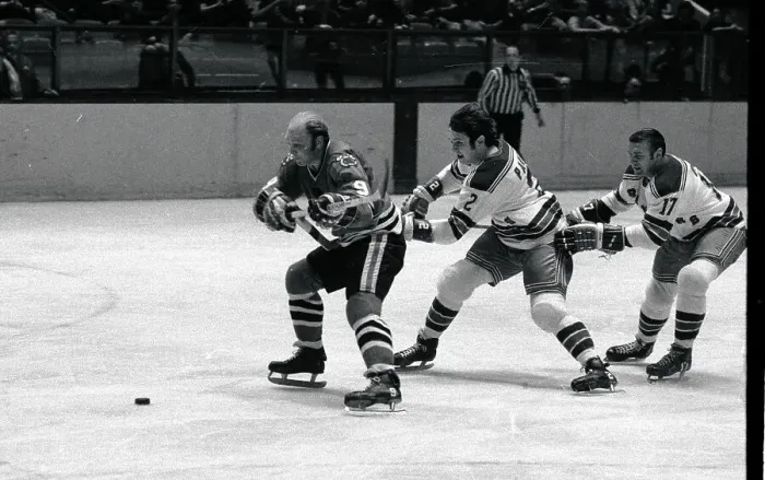 Framed Print : Bobby Hull in Hockey Action Framed Print : Bobby Hull in Hockey Action