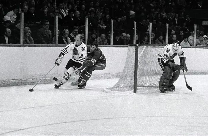 Framed Print : Bobby Hull in Hockey Action Framed Print : Bobby Hull in Hockey Action
