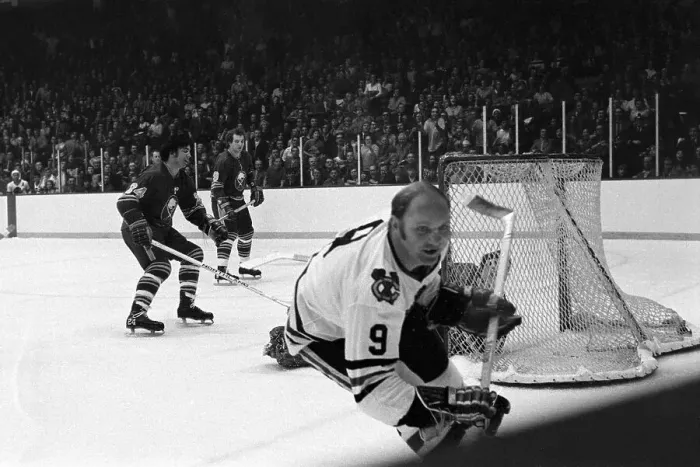 Framed Print : Bobby Hull on Ice During Hockey Game Framed Print : Bobby Hull on Ice During Hockey Game