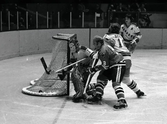 Framed Print : Bobby Hull Scoring During Game Framed Print : Bobby Hull Scoring During Game