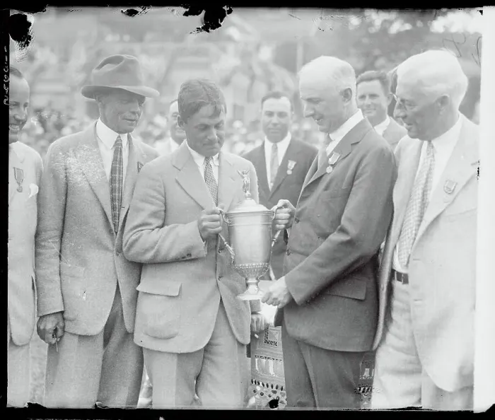 Framed Print : Bobby Jones Accepting Cup Framed Print : Bobby Jones Accepting Cup