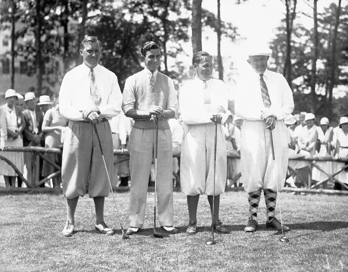 Framed Print : Bobby Jones and His Competitors Framed Print : Bobby Jones and His Competitors