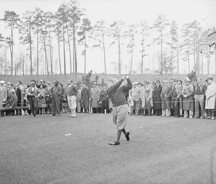 Framed Print : Bobby Jones Driving at the Masters Tournament Framed Print : Bobby Jones Driving at the Masters Tournament