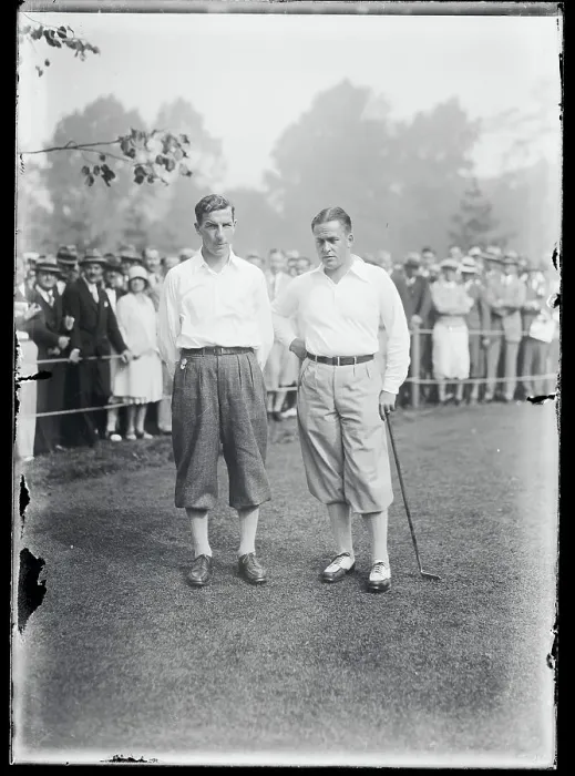 Framed Print : Bobby Jones and Other Golfers Framed Print : Bobby Jones and Other Golfers