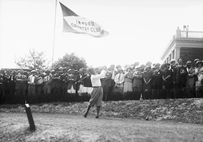 Framed Print : Bobby Jones Golfing in U.S. Open Framed Print : Bobby Jones Golfing in U.S. Open