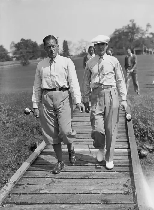 Framed Print : Bobby Jones with Harry Cooper Framed Print : Bobby Jones with Harry Cooper