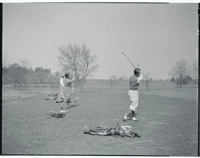 Framed Print : Bobby Jones and Paul Runyan Swinging Their Golf Clubs Framed Print : Bobby Jones and Paul Runyan Swinging Their Golf Clubs