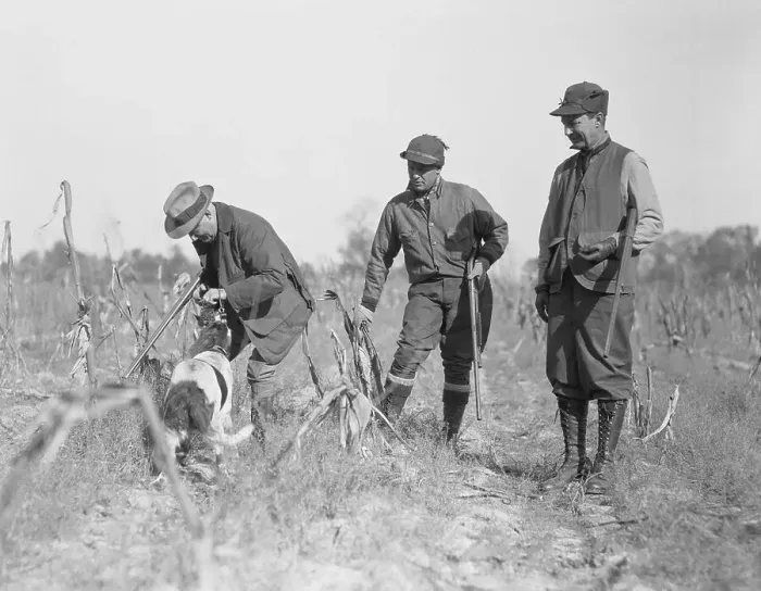 Framed Print : Bobby Jones Quail Hunting with Melvin Traylor Framed Print : Bobby Jones Quail Hunting with Melvin Traylor
