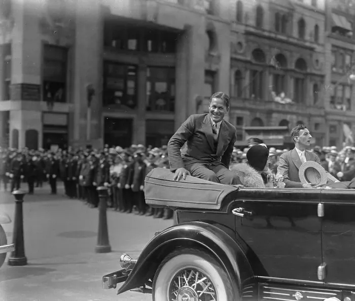 Framed Print : Bobby Jones Receiving a Warm Welcome in New York Framed Print : Bobby Jones Receiving a Warm Welcome in New York