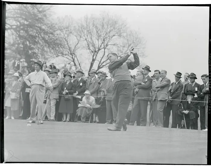 Framed Print : Bobby Jones Swinging His Golf Club Framed Print : Bobby Jones Swinging His Golf Club