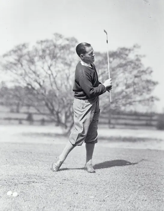 Framed Print : Bobby Jones Swinging His Golf Club Framed Print : Bobby Jones Swinging His Golf Club
