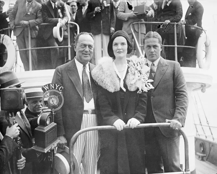 Framed Print : Bobby Jones with His Wife and Father Framed Print : Bobby Jones with His Wife and Father