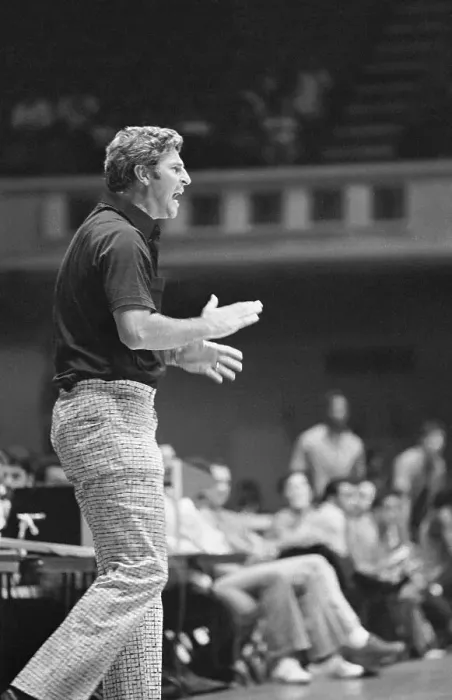 Framed Print : Bobby Knight Coaching His Team