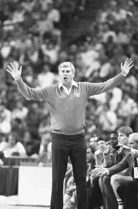 Framed Print : Bobby Knight Exerting His Emotion Framed Print : Bobby Knight Exerting His Emotion