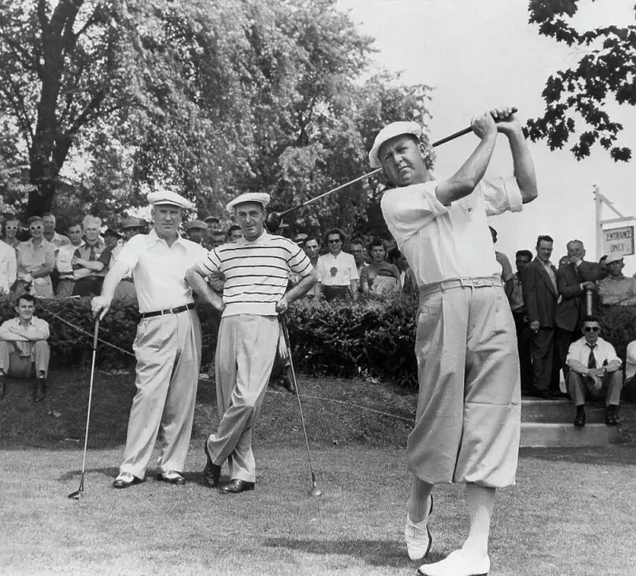 Framed Print : Bobby Locke in Golf Tournament Framed Print : Bobby Locke in Golf Tournament