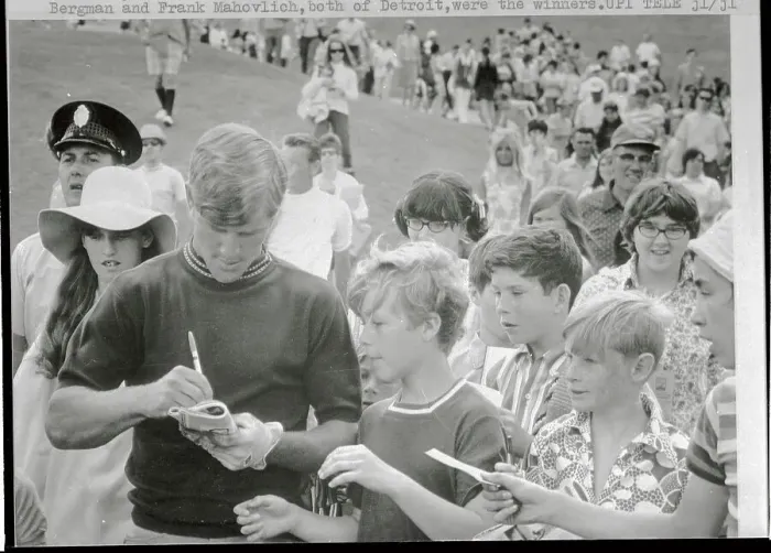 Framed Print : Bobby Orr Giving Autographs to Fans Framed Print : Bobby Orr Giving Autographs to Fans