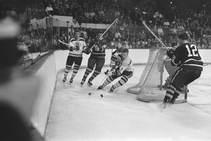Framed Print : Bobby Orr in Hockey Action