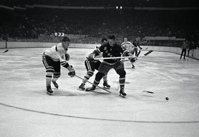 Framed Print : Bobby Orr in Hockey Action, Breaking Stick Framed Print : Bobby Orr in Hockey Action, Breaking Stick