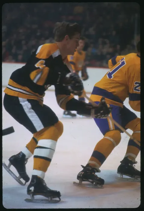 Framed Print : Bobby Orr Playing Hockey