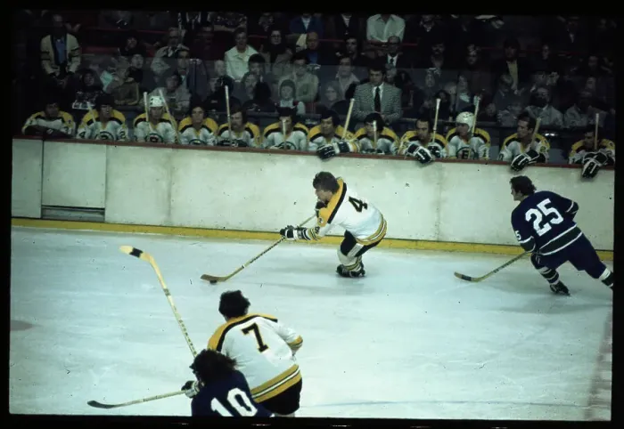 Framed Print : Bobby Orr Skating with Puck in Game Framed Print : Bobby Orr Skating with Puck in Game