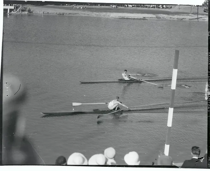 Framed Print : Bobby Pearce Competing in Single Scull Championship Framed Print : Bobby Pearce Competing in Single Scull Championship