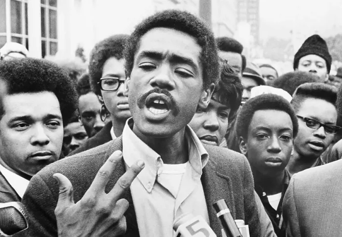 Framed Print : Bobby Seale Gesturing And Speaking Framed Print : Bobby Seale Gesturing And Speaking