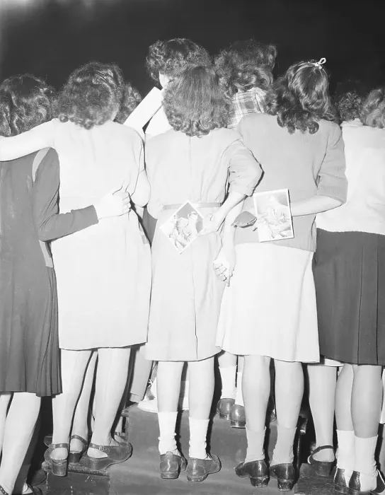 Framed Print : Bobby-Soxers Enjoying Benny Goodman Concert Framed Print : Bobby-Soxers Enjoying Benny Goodman Concert