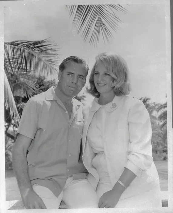 Framed Print : Bobo Sigrist and Husband on Their Honeymoon Framed Print : Bobo Sigrist and Husband on Their Honeymoon