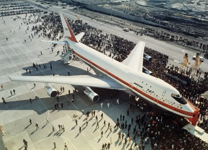 Framed Print : Boeing Rolls Out First 747 Jumbo Jet Framed Print : Boeing Rolls Out First 747 Jumbo Jet