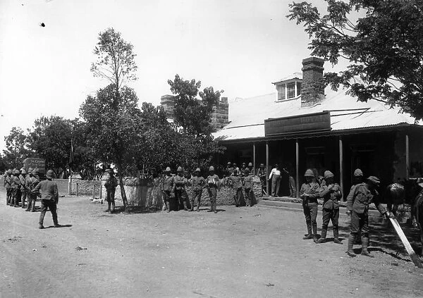 Boer War. 10th January 1900: The Crown and Royal Hotel Modder River (station)