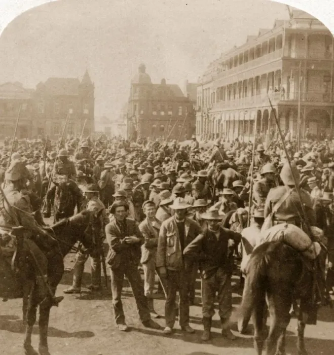 Framed Print : Boer War Scene Framed Print : Boer War Scene