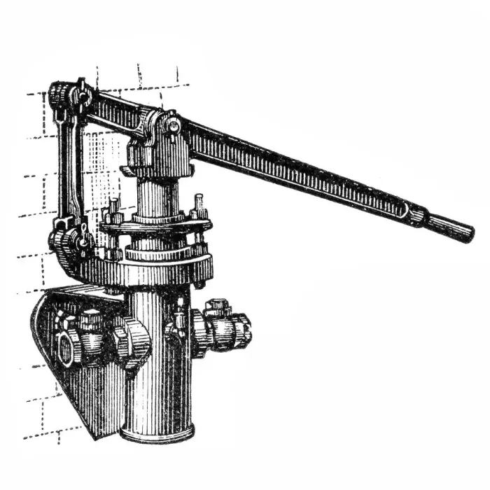 Framed Print : Boiler feed pump with manual operation Framed Print : Boiler feed pump with manual operation
