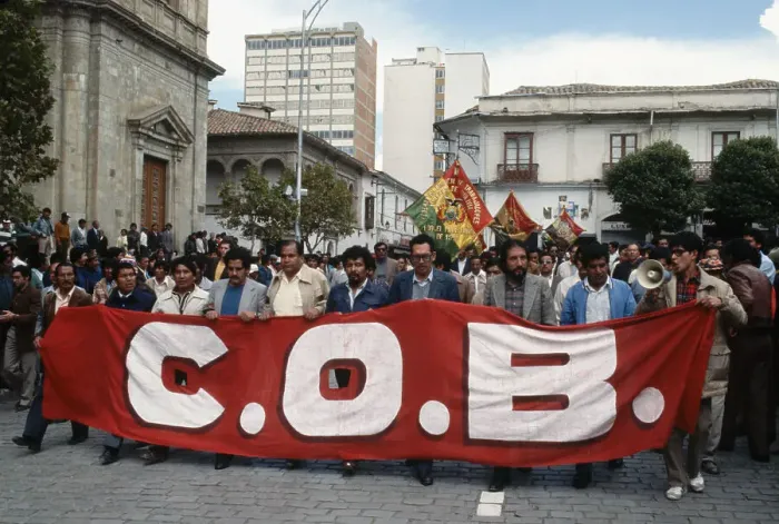 Framed Print : Bolivian Workers Protest in Capital Framed Print : Bolivian Workers Protest in Capital