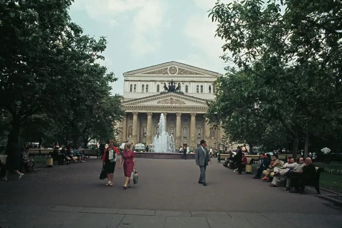 Framed Print : The Bolshoi Theatre In Moscow