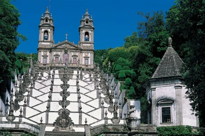Framed Print : Bom Jesus, Braga Basilica, Portugal