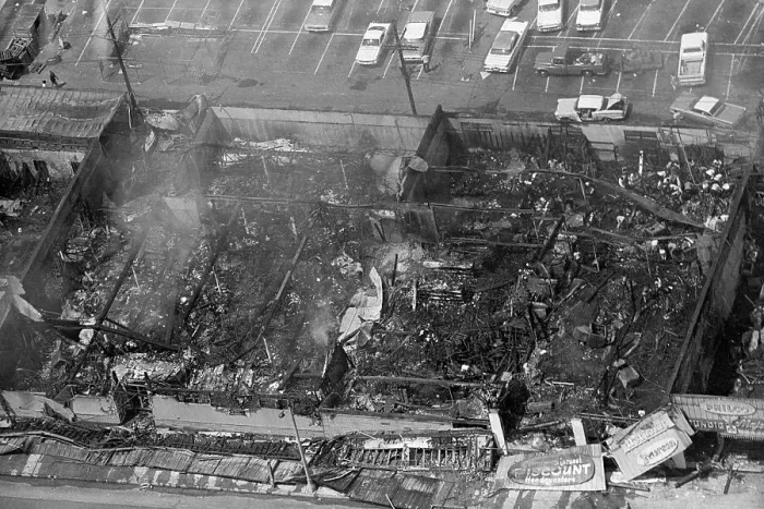 Framed Print : Bombed Out City Block Framed Print : Bombed Out City Block