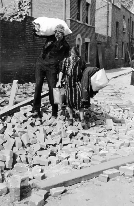 Framed Print : Bombed East End Framed Print : Bombed East End