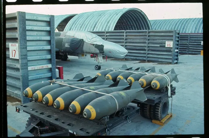 Framed Print : Bombs Ready to Be Loaded Framed Print : Bombs Ready to Be Loaded