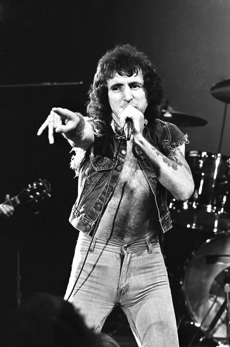 Framed Print : Bon Scott Of AC / DC Framed Print : Bon Scott Of AC / DC