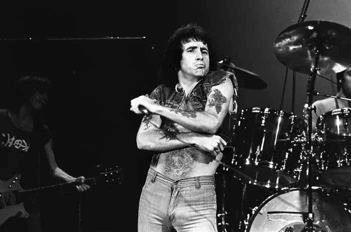 Framed Print : Bon Scott Of AC / DC Framed Print : Bon Scott Of AC / DC