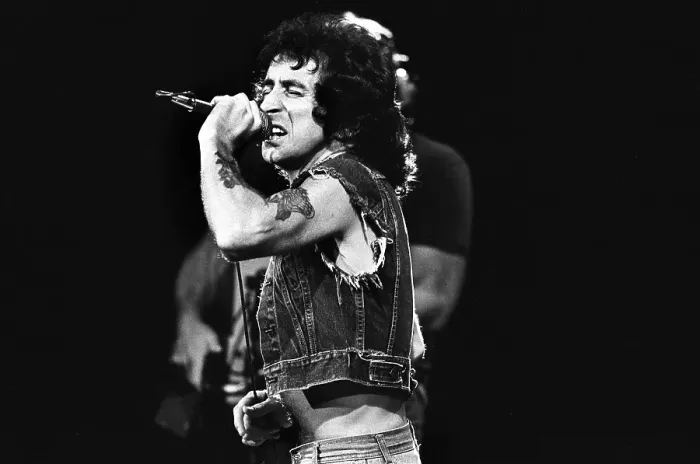 Framed Print : Bon Scott Of AC / DC Framed Print : Bon Scott Of AC / DC